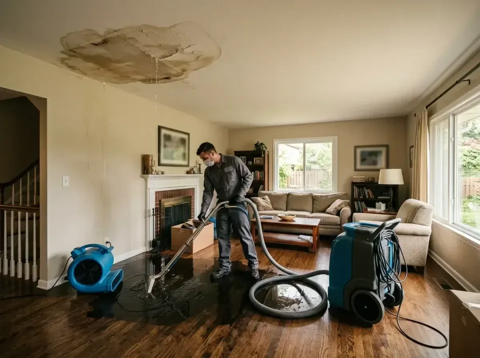 attic-pipe-burst-ceiling-drip-008 — frequently asked questions, Water Damage Restoration & Carpet Care in Baldwin City, KS